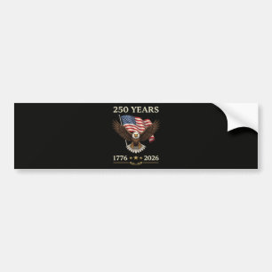 Autocollant De Voiture Drapeau américain aigle 250 ans 1776 2026