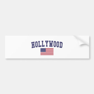 Autocollant De Voiture Drapeau américain Hollywood