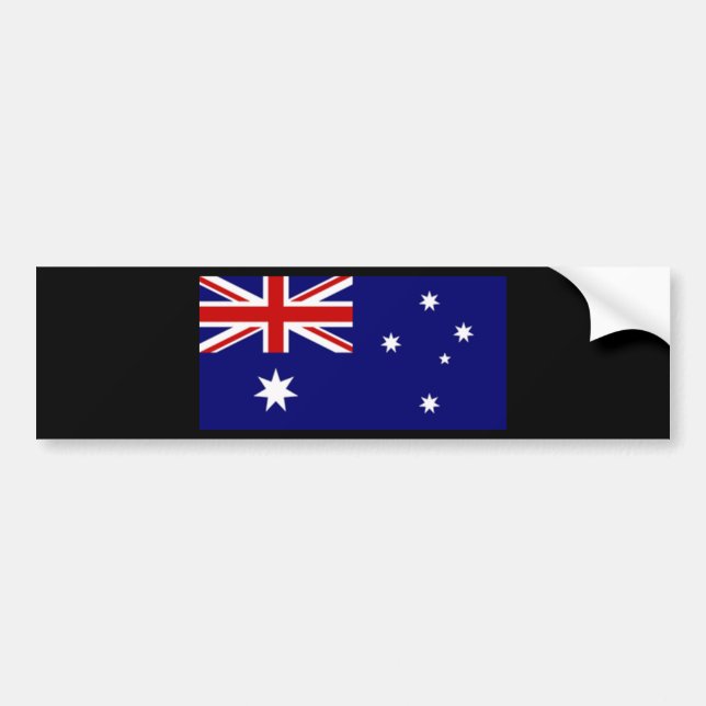 Autocollant De Voiture Drapeau Australie (Devant)