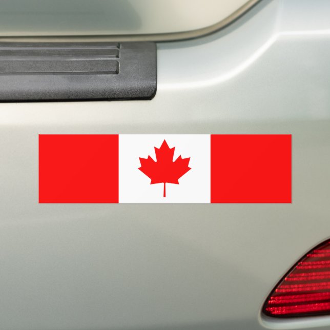 Autocollant De Voiture drapeau canadien patriotique (En voiture)