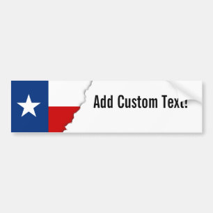 Autocollant De Voiture Drapeau classique d'état du Texas
