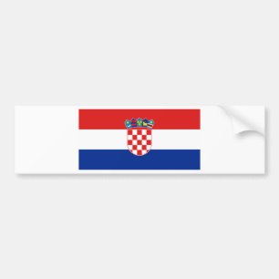Autocollant De Voiture Drapeau croate HR Hrvatska