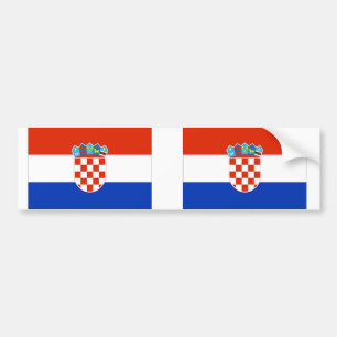 Autocollant De Voiture Drapeau Croatie