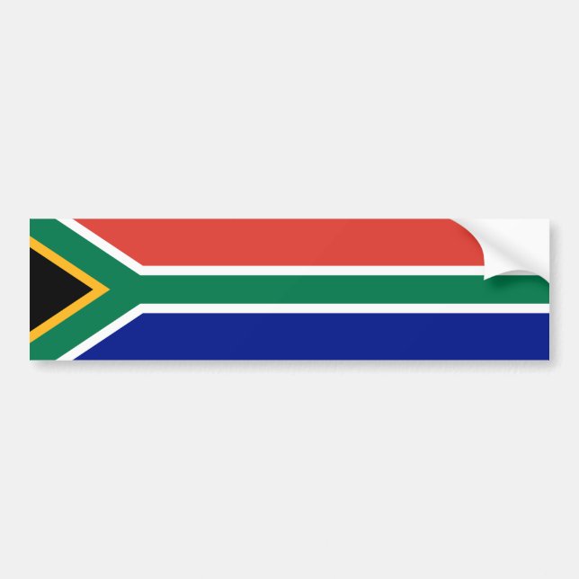 Autocollant De Voiture Drapeau d'Afrique du Sud (Devant)