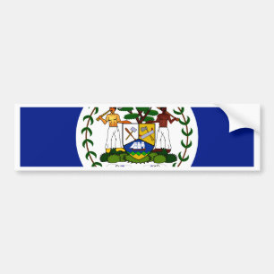 Autocollant De Voiture Drapeau de Belize