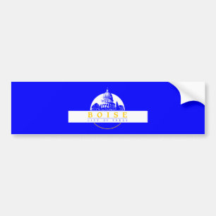 Autocollant De Voiture Drapeau de Boise (Idaho City)