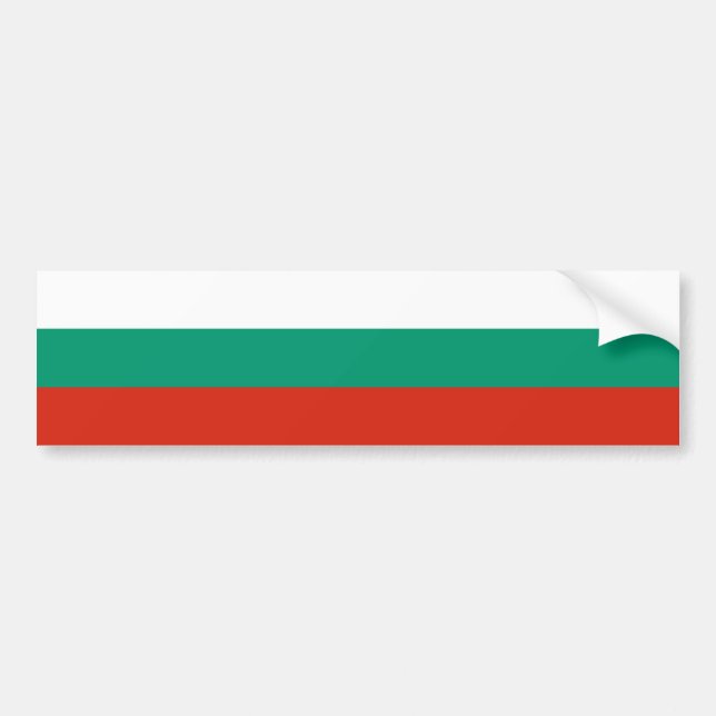 Autocollant De Voiture Drapeau de Bulgarie (Devant)