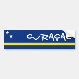 Autocollant De Voiture Drapeau de Curaçao