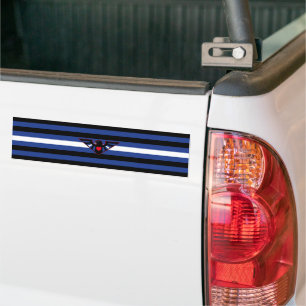 Autocollant De Voiture Drapeau de fierté de l'aigle en cuir