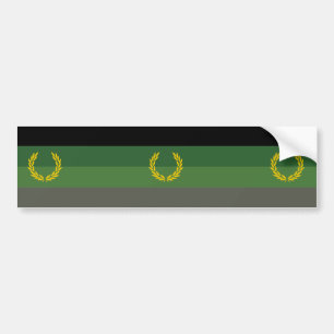 Autocollant De Voiture Drapeau de fierté de l'uniforme militaire