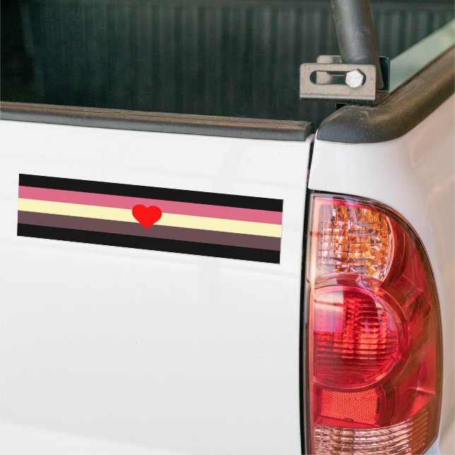 Autocollant De Voiture Drapeau de fierté grasse (Sur camion)