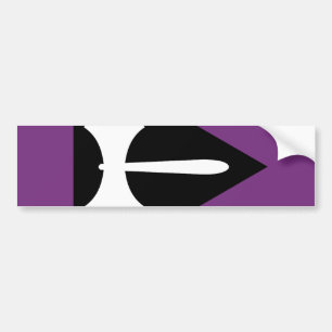 Autocollant De Voiture Drapeau de fierté lesbienne Hache violette