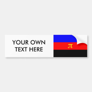 Autocollant De Voiture Drapeau de fierté polyamoureuse