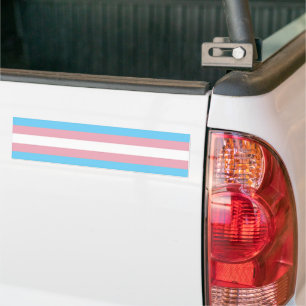 Autocollant De Voiture Drapeau de fierté transgenre de SlipperyJoe divers
