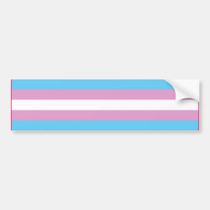 Autocollant De Voiture Drapeau de fierté transsexuelle
