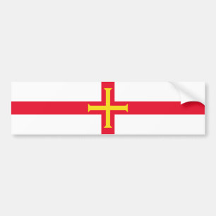 Autocollant De Voiture Drapeau de Guernesey