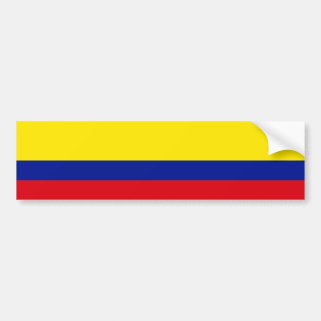 Autocollant De Voiture Drapeau de la Colombie (Devant)