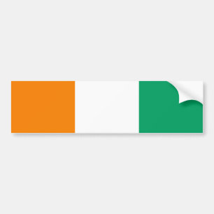 Autocollant De Voiture Drapeau de la Côte d'Ivoire