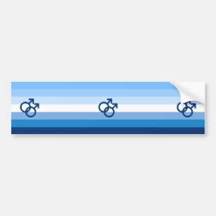Autocollant De Voiture Drapeau de la Gay Male Pride