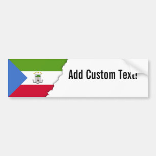 Autocollant De Voiture Drapeau de la Guinée équatoriale