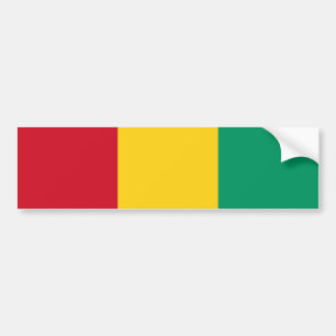 Autocollant De Voiture Drapeau de la Guinée (pays africain)
