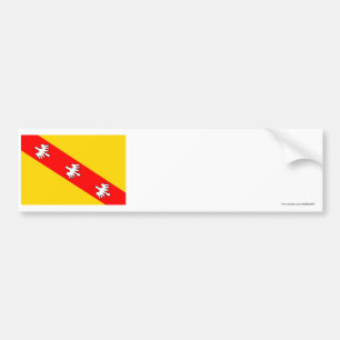 Autocollant De Voiture Drapeau de la Lorraine