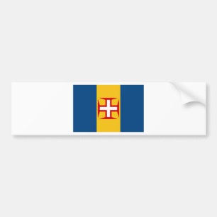 Autocollant De Voiture Drapeau de la Madère (Portugal)