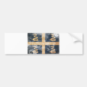 Autocollant De Voiture Drapeau de la Martinique