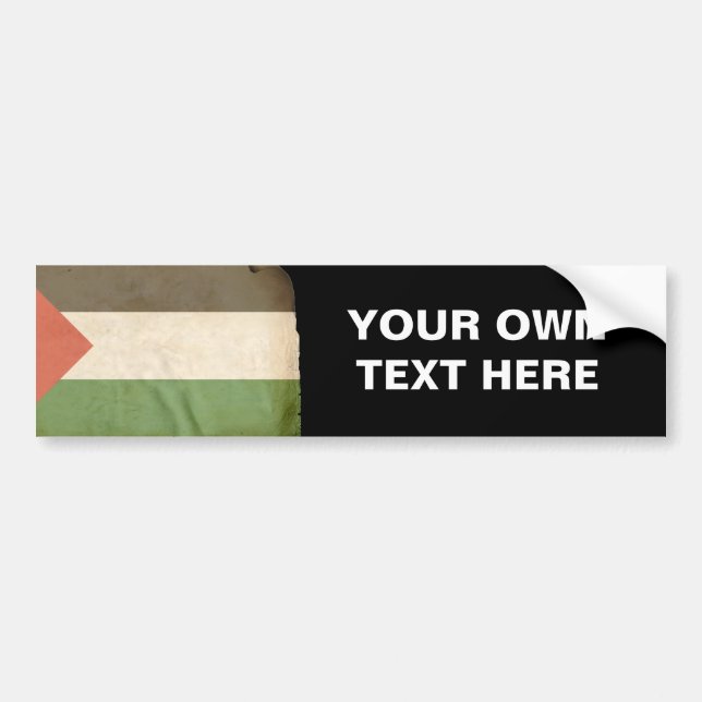 Autocollant De Voiture Drapeau de la Palestine (Devant)