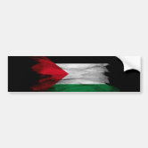 Palestine - Drapeau  Autocollant plaque immatriculation