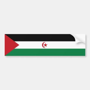Autocollant De Voiture Drapeau de la République arabe sahraouie démocrati