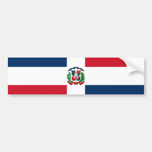 Autocollant De Voiture Drapeau de la République dominicaine