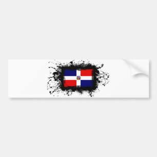 Autocollant De Voiture Drapeau de la République Dominicaine
