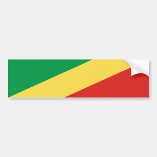 Autocollant De Voiture Drapeau de la République du Congo