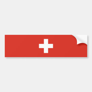 Autocollant De Voiture Drapeau de la Suisse