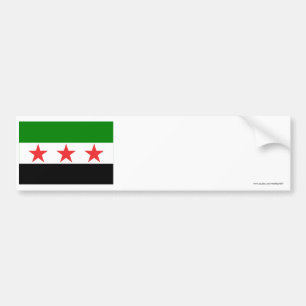 Autocollant De Voiture Drapeau de la Syrie (1932-1958 et 1961-1963)