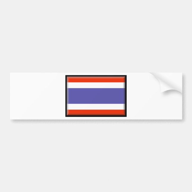 Autocollant De Voiture Drapeau de la Thaïlande (Devant)