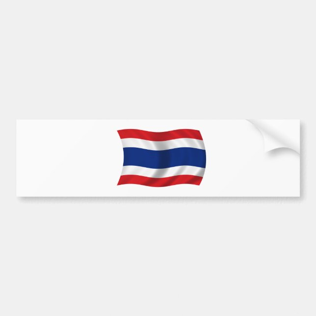 Autocollant De Voiture Drapeau de la Thaïlande (Devant)