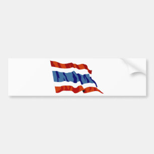 Autocollant De Voiture drapeau de la Thaïlande