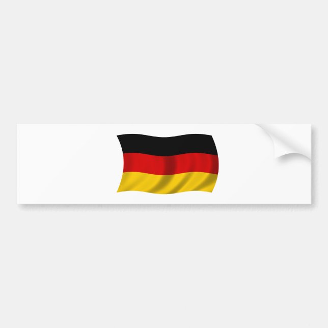 Autocollant De Voiture Drapeau de l'Allemagne (Devant)