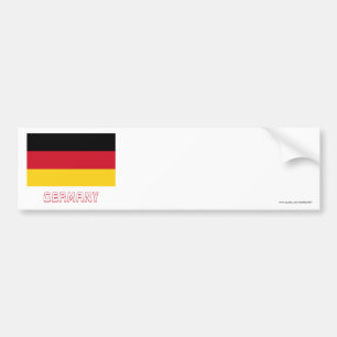 Autocollant De Voiture Drapeau de l'Allemagne avec le nom