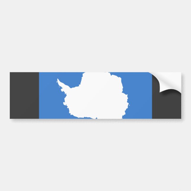 Autocollant De Voiture Drapeau de l'Antarctique (Devant)