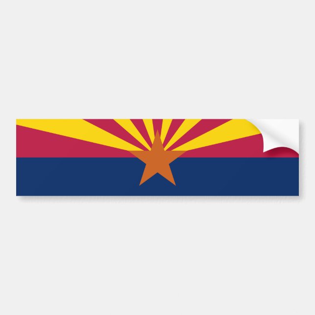 Autocollant De Voiture Drapeau de l'Arizona (Devant)