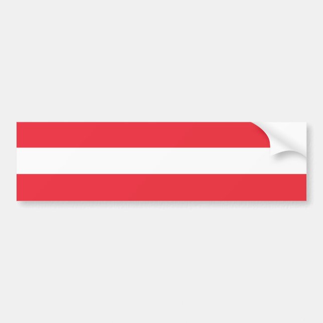 Autocollant De Voiture Drapeau de l'Autriche (Devant)