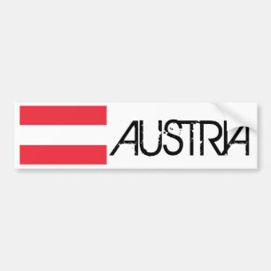Autocollant De Voiture Drapeau de l'Autriche