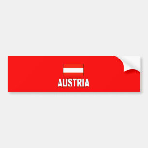 Autocollant De Voiture Drapeau de l'Autriche