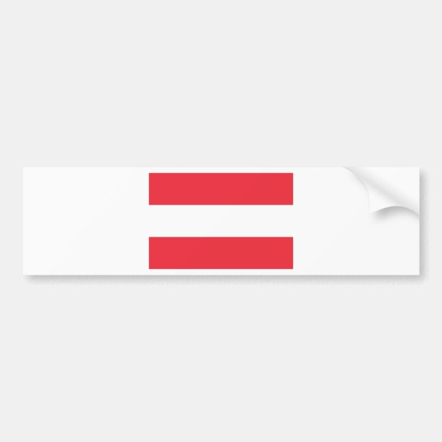 Autocollant De Voiture Drapeau de l'Autriche (Devant)