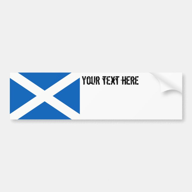 Autocollant De Voiture Drapeau de l'Ecosse (Devant)