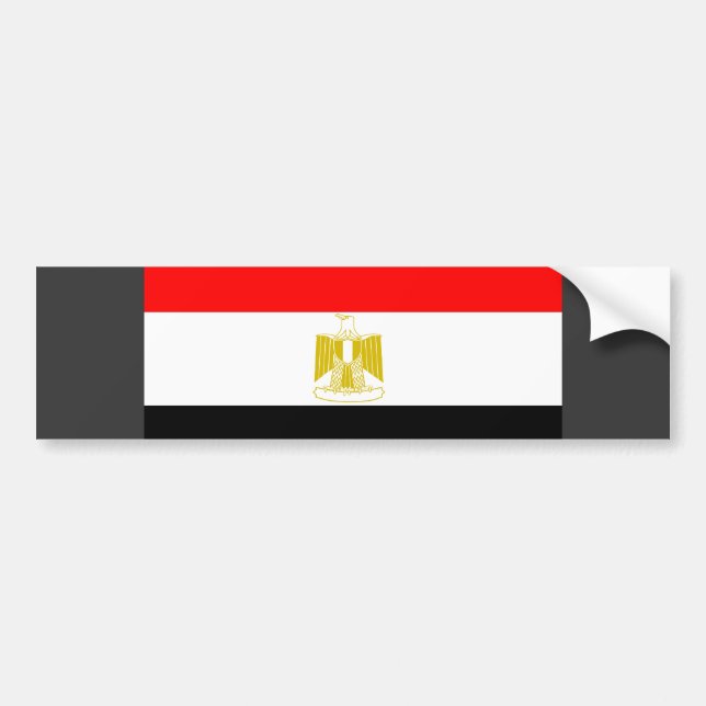 Autocollant De Voiture Drapeau de l'Egypte (Devant)