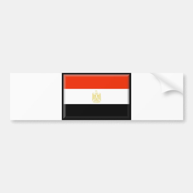 Autocollant De Voiture Drapeau de l'Egypte (Devant)
